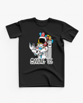 Футболка дитяча з принтом Космонавт з Among Us