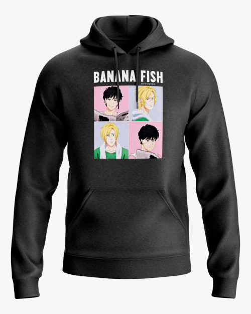 Худі дитячий з принтом Banana Fish Худі дитячий з принтом Banana Fish