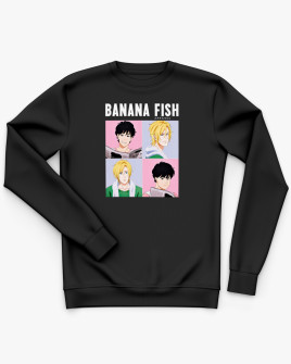 Світшот дитячий з принтом Banana Fish