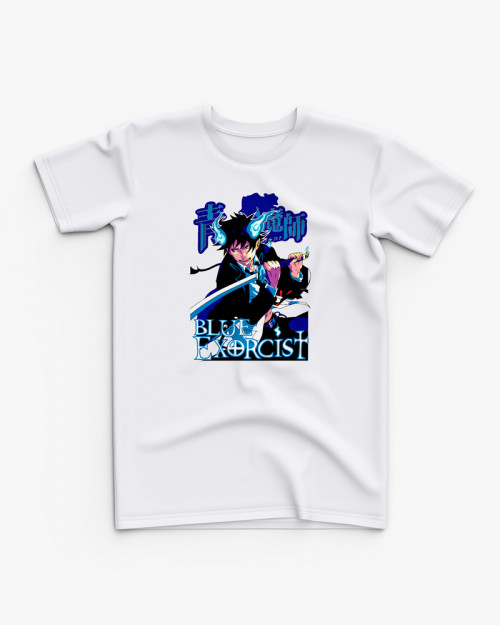 Футболка дитяча з принтом Blue Exorcist Футболка дитяча з принтом Blue Exorcist