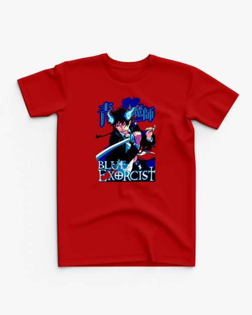 Футболка дитяча з принтом Blue Exorcist Футболка дитяча з принтом Blue Exorcist