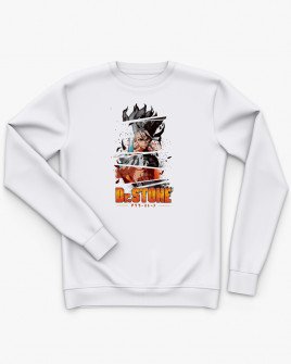Світшот дитячий з принтом Dr. Stone V92