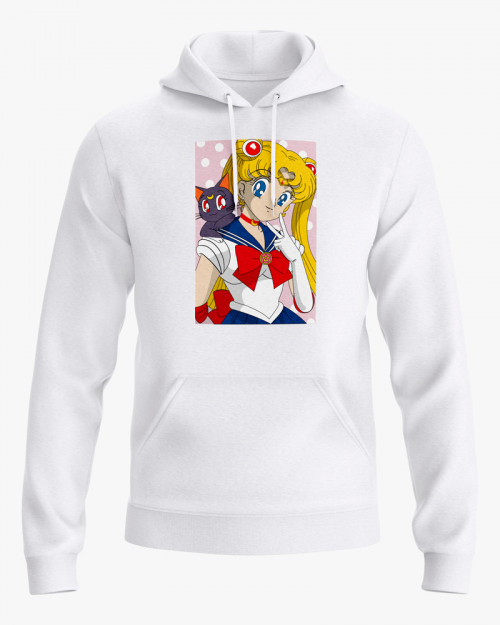Худі дитячий з принтом Sailor Moon + V223 Худі дитячий з принтом Sailor Moon + V223