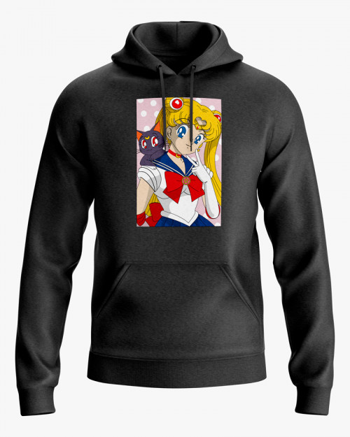 Худі дитячий з принтом Sailor Moon + V223 Худі дитячий з принтом Sailor Moon + V223