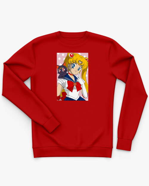 Світшот дитячий з принтом Sailor Moon + V223 Світшот дитячий з принтом Sailor Moon + V223