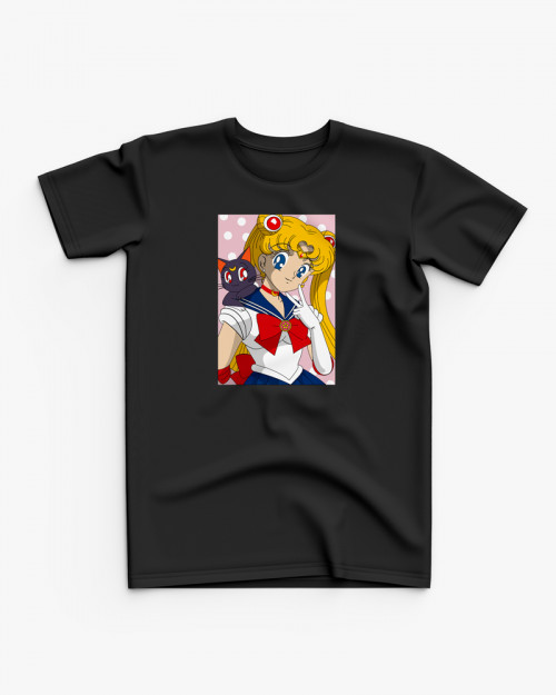 Футболка дитяча з принтом Sailor Moon + V223 Футболка дитяча з принтом Sailor Moon + V223