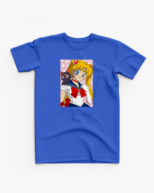 Футболка дитяча з принтом Sailor Moon + V223 Футболка дитяча з принтом Sailor Moon + V223