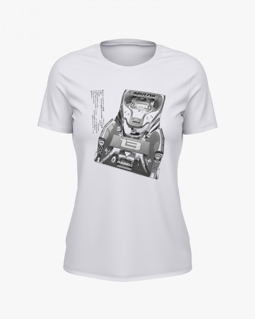 Футболка жіноча з принтом The Timeless Racer Футболка жіноча з принтом The Timeless Racer