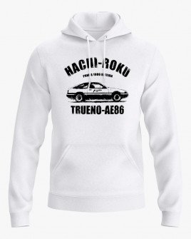 Худі жіночий з принтом Toyota AE86 Trueno