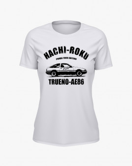 Футболка жіноча з принтом Toyota AE86 Trueno