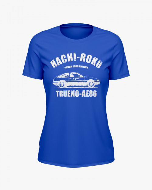 Футболка жіноча з принтом Toyota AE86 Trueno Футболка жіноча з принтом Toyota AE86 Trueno