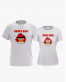 Футболки парні з принтом Angry bird та Kind bird Футболки парні з принтом Angry bird та Kind bird