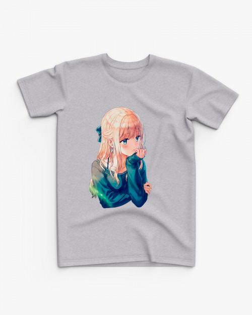 Футболка дитяча з принтом Дівчинка Anime V2 Футболка дитяча з принтом Дівчинка Anime V2