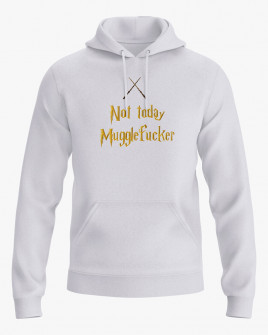 Худі жіночий з принтом Not today Mugglefucker