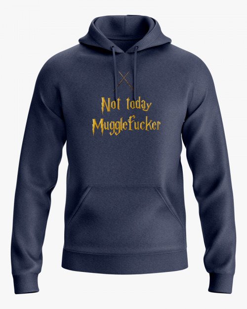 Худі жіночий з принтом Not today Mugglefucker Худі жіночий з принтом Not today Mugglefucker