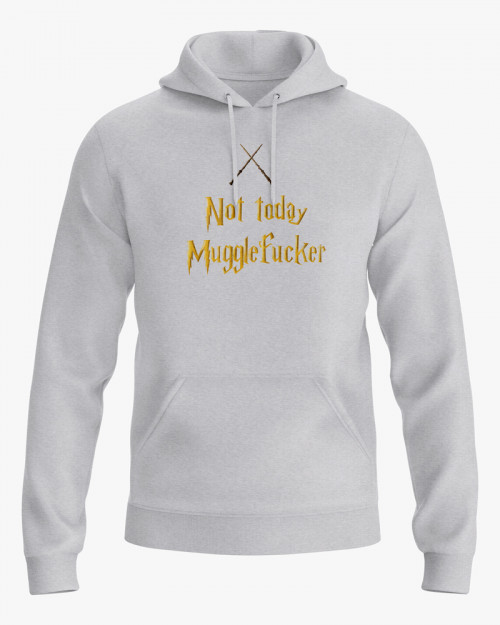 Худі жіночий з принтом Not today Mugglefucker Худі жіночий з принтом Not today Mugglefucker