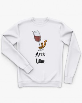 Світшот жіночий з принтом Accio Wine