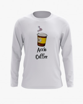 Світшот чоловічий з принтом Accio Coffee
