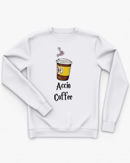 Світшот жіночий з принтом Accio Coffee
