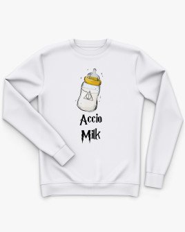 Світшот дитячий з принтом Accio Milk