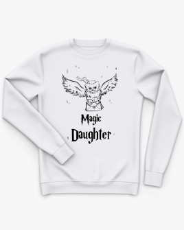 Світшот жіночий з принтом Magic Daughter