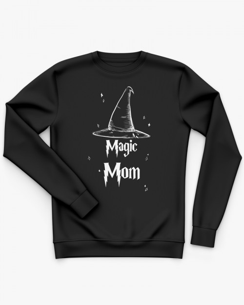 Світшот жіночий з принтом Magic Mom Світшот жіночий з принтом Magic Mom