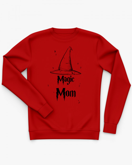 Світшот жіночий з принтом Magic Mom Світшот жіночий з принтом Magic Mom