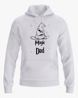 Худі чоловічий з принтом Magic Dad