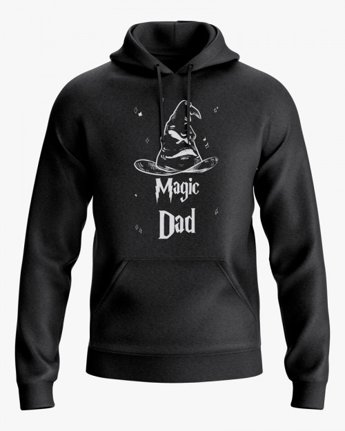 Худі чоловічий з принтом Magic Dad Худі чоловічий з принтом Magic Dad