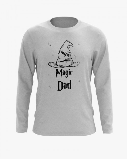 Світшот чоловічий з принтом Magic Dad Світшот чоловічий з принтом Magic Dad
