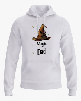 Худі чоловічий з принтом Magic Dad