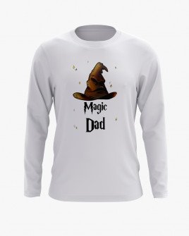 Світшот чоловічий з принтом Magic Dad