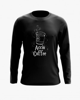 Світшот чоловічий з принтом Accio Coffee