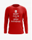 Світшот чоловічий з написом Keep calm and drop database Світшот чоловічий з написом Keep calm and drop database