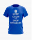 Футболка чоловіча з написом Keep calm and drop database Футболка чоловіча з написом Keep calm and drop database