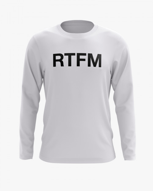 Світшот чоловічий з написом RTFM Світшот чоловічий з написом RTFM