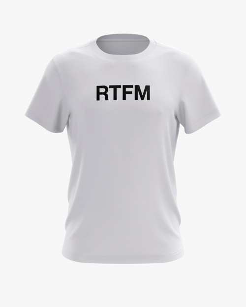Футболка чоловіча з написом RTFM Футболка чоловіча з написом RTFM