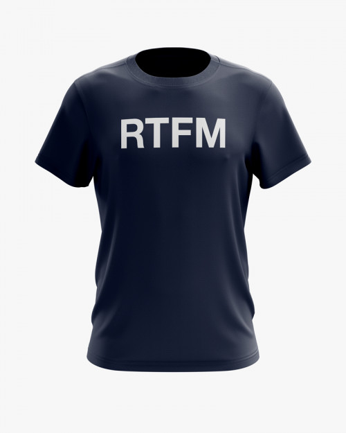 Футболка чоловіча з написом RTFM Футболка чоловіча з написом RTFM