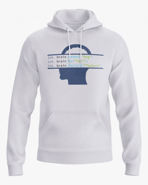 Худі жіночий з принтом Bug Fail Feature Худі жіночий з принтом Bug Fail Feature