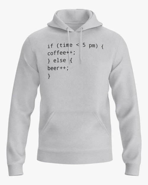 Худі чоловічий з написом Coffee or Beer Худі чоловічий з написом Coffee or Beer