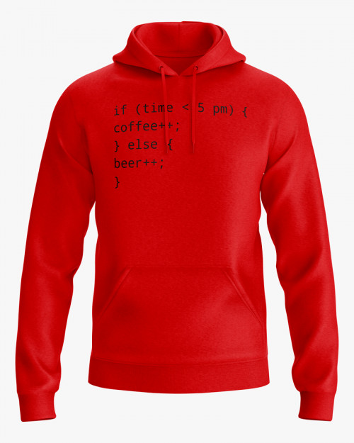 Худі чоловічий з написом Coffee or Beer Худі чоловічий з написом Coffee or Beer