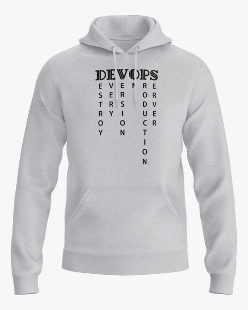 Худі чоловічий з написом DEVOPS Худі чоловічий з написом DEVOPS