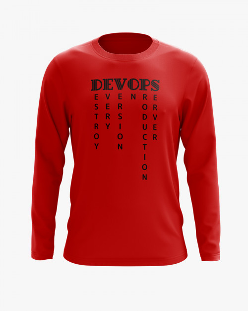 Світшот чоловічий з написом DEVOPS Світшот чоловічий з написом DEVOPS