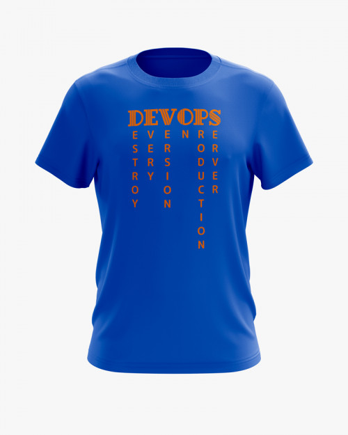 Футболка чоловіча з написом DEVOPS Футболка чоловіча з написом DEVOPS