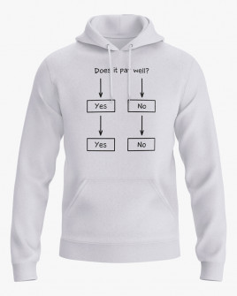 Худі жіночий з написом Does it pay well?