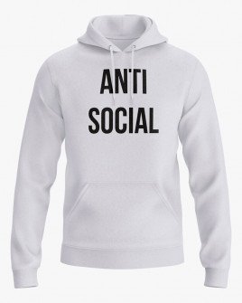 Худі жіночий з написом ANTI SOCIAL