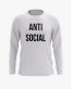 Світшот чоловічий з написом ANTI SOCIAL Світшот чоловічий з написом ANTI SOCIAL