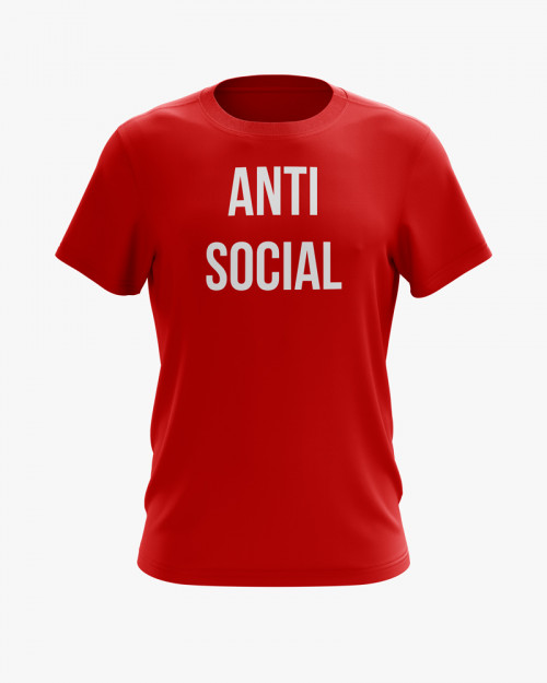 Футболка чоловіча з написом ANTI SOCIAL Футболка чоловіча з написом ANTI SOCIAL