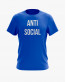 Футболка чоловіча з написом ANTI SOCIAL Футболка чоловіча з написом ANTI SOCIAL