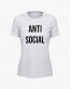 Футболка жіноча з написом ANTI SOCIAL Футболка жіноча з написом ANTI SOCIAL